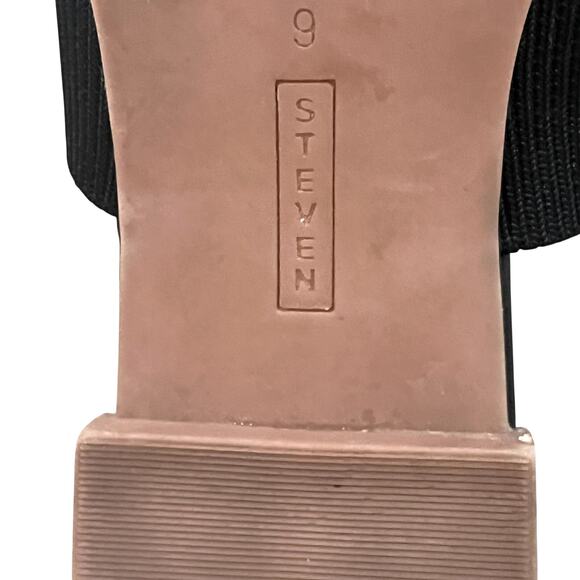 Steven New York Women's Size 9 Valdez Knit Mules Black Slip On Pointed Toe - Picture 6 of 8